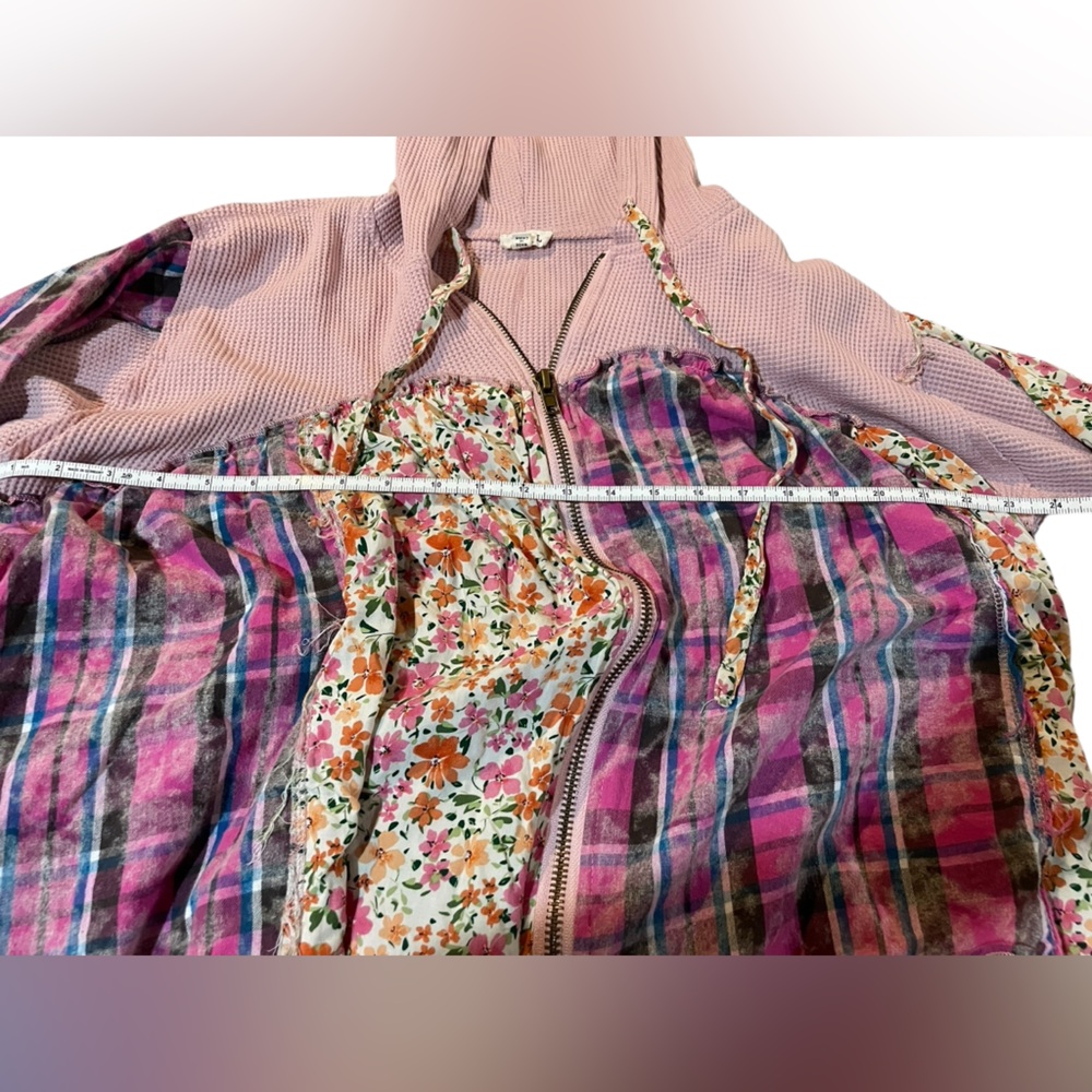 POL Pink Textured Hoodie - Picture 5 of 8